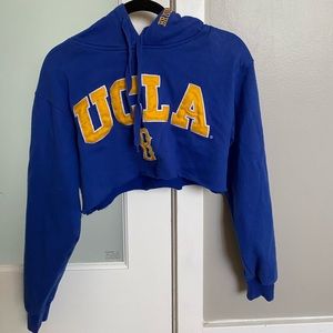 UCLA Cropped Blue Hoodie